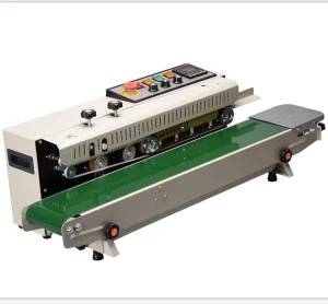 Automatic Continuous Film Bag Sealing Machine Heat Bag Sealer Plastic Band Sealer Electric Driven Chemical Commodity 220V 1 Year