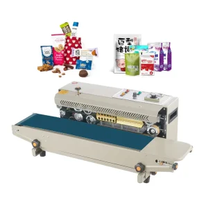 Automatic Continuous Horizontal Desktop Plastic Film Heat Sealing Machine