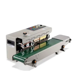 Automatic Continuous Plastic Bag Heat Sealer for Aluminum Foil Plastic Bags