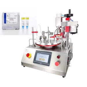 Automatic Desktop 30 Bpm Filling Capping Machine for Cosmetic Liquid Cream Oil Ceramic Pump PLC Pouch Packaging Chemical