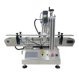 Automatic Desktop Rotary Screw Capping Machine for Dropper and Spray Bottles, Lotion Pumps