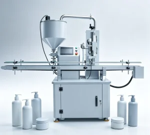 Automatic Detergent Liquid Bottle Filling Machine Line with ±1% Filling Accuracy for Shampoo, Soap, Lotion, and Cream