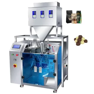 Automatic Doypack Pouch Filling Packing Machine Coffee Beans Dried Nut Open Zipper Sachet Filling and Sealing Machine