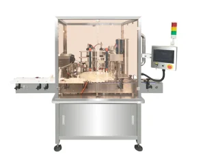 Automatic Dropper Tube Filling, Plugging, and Capping Machine Line