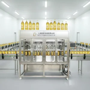Automatic Edible Oil Filling Capping and Labeling Machine for Cooking and Vegetable Oil