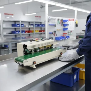 Automatic Electric Continuous Heat Sealer for Food, Beverage, Chemical, Plastic, and Paper Bags