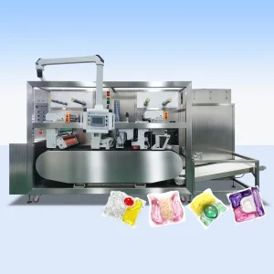 Automatic Electric Flat-Type 5-Chamber Detergent Liquid and Powder Filling Plastic Capsule Making Machine