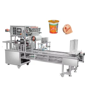 Automatic Electric Multifunctional Stainless Steel Bearing PP Plastic Paper Cup Sealer for Beverage Food Filling Sealing Machine