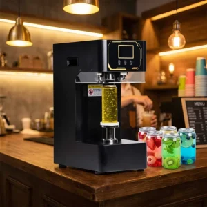 Automatic Electric Non-Rotating PET Can and Beverage Sealing Machine
