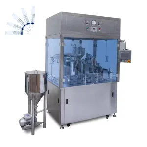Automatic Electric Pre-Filled Plastic Flush Syringe Filling Capping Machine for Liquid, Gel, and Chemicals