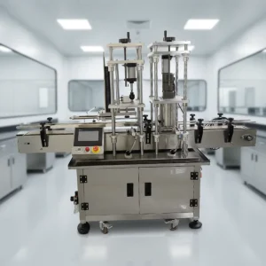 Automatic Electric Vacuum Screw Capping Machine for Glass Cans, Food and Beverage Packaging