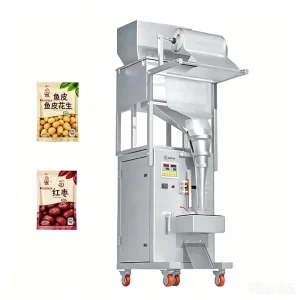 Automatic Filling Sealing and Weighing Machine for Snacks Peanut Dried Jujube Granules with Optional Coding