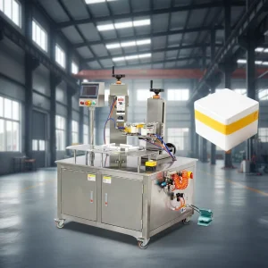 Automatic Foam Box Sealer and Tape Wrapping Machine