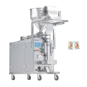 Automatic Food-Grade V-Shape Hopper Filling and Sealing Machine for Honey, Tomato Sauce, and Food Paste