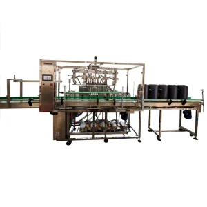 Automatic Gear Pump Filling Machine Tabletop 4-Head Bottle and Jar Filler