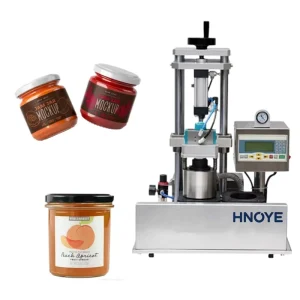 Automatic Glass Bottle Vacuum Capping Machine for Jam Sauce Honey Easy to Operate Electric Driven 110V 220V