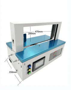 Automatic Heat Sealing Packaging Machine 30mm Wide Tape Strapping Machine Financial Packing Money Banding Machine