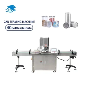 Automatic High-Frequency Aluminum Can Filling and Sealing Machine for Carbonated Beverages and Beer