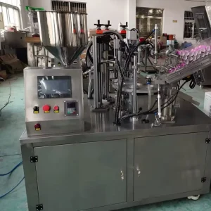 Automatic High Frequency Sealing Machine for Cosmetic and Beverage Aluminum Tubes with Vacuum Filling