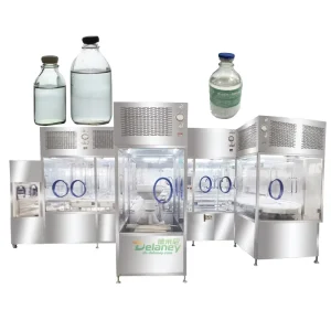 Automatic High Speed Delaney Brand GMP 8 Heads 10 Heads 12 Heads Plunger Pump Liquid Filling and Capping Machine
