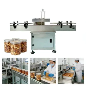 Automatic Induction Sealing Machine for Beverage and Food Packaging, 304 Stainless Steel