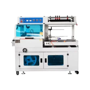 Automatic L-Bar Heat Shrink Film Sealing and Cutting Machine for POF Film, Food, Cosmetic, and Box Packaging