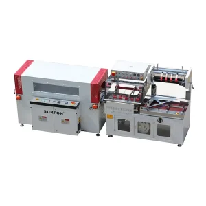 Automatic L-Type Sealing Machine for Beverages Chemicals Cartons Cans Cases Pouches with Paper L-Bar Seal