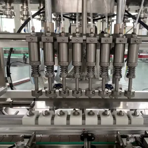 Automatic Liquid Oil Filling and Capping Machine for Glass or Plastic Bottles 10 1000ml for Syrup Mayonnaise Tomato Paste