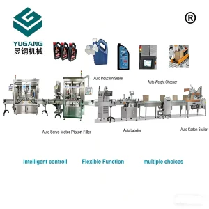 Automatic Lube Oil, Engine Oil, Coolant, and Antifreeze Bottle Filling, Capping, Sealing, and Labeling Machine