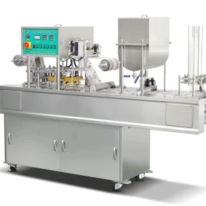 Automatic Mini Cup Sealer Yogurt Packaging Filling Sealing Machine