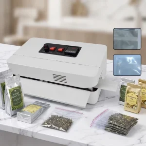 Automatic Mini Heat Sealer Sealing Machine for Food Aluminum Foil Plastic Bags Pouch