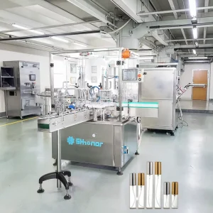 Automatic Monoblock 2ml 3ml Perfume Vial Filling Capping Machine with Piston Pump