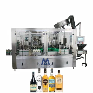 Automatic Monoblock 3-in-1 Wine and Juice Glass Bottle Filling and Capping Line