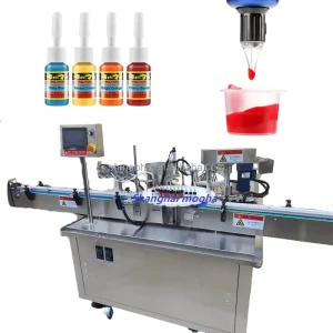 Automatic Motor-Driven Glass Bottle Essential Oil and Beverage Filling Capping Machine