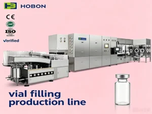 Automatic Multi-Nozzle Filling Machine, 500ml Liquid and Powder Filler for Vials