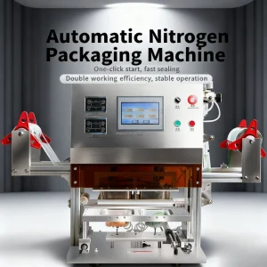 Automatic Nitrogen-Filled Controlled Atmosphere Lunch Box Sealing Machine with MAP
