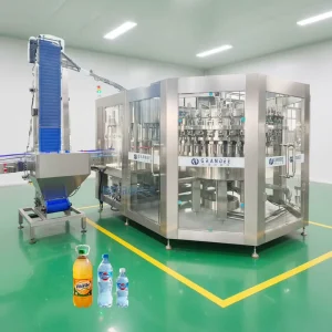 Automatic PET Bottle Carbonated Drink Filling Machine, 2L, for Sparkling Water
