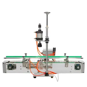 Automatic PLC-Controlled Adjustable-Speed Capping Machine for Liquor, Sesame Oil, Soy Sauce & Vinegar Bottles