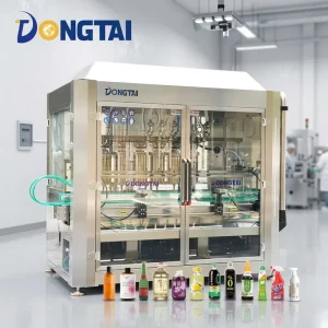 Automatic Palm, Vegetable, Edible, and Cooking Oil Bottling Line with Plunger Filling Machine for PET Plastic Bottles, PLC Touch Screen