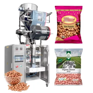 Automatic Peanut Sachet Granule Snack Pouch Packing Machine Easy to Tear Design for 2kg Nuts Pouch Filling Back Sealing Machine