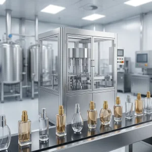 Automatic Perfume Filling Machine 3 in 1 Liquid Filling Machine Fragrance Bottling Machine Glass Bottle SUS304 Production Line