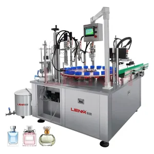 Automatic Perfume Filling and Screw Capping All-in-One Machine 2000-3000 Bottles/Hour Stainless Steel