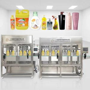 Automatic Piston Filling and Capping Machine for Shampoo Shower Gel Lotion Cream and High Viscosity Cosmetics