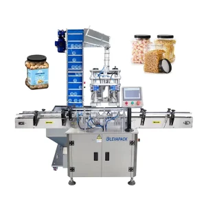 Automatic Plastic Bottle Cap Sealing Machine for Rice and Large-Diameter Jars