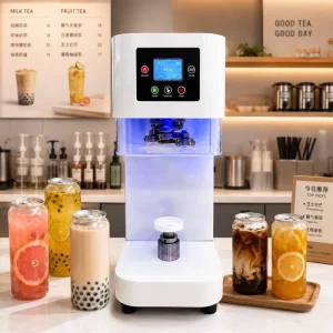 Automatic Plastic PET Beverage Can Sealing Machine Canning Sealer