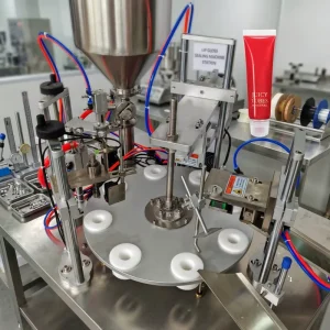 Automatic Plastic Tube Filling and Sealing Machine for Lip Glaze and Cosmetics
