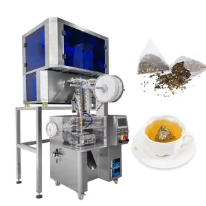 Automatic Pyramid Tea Bag Filling, Sealing, and Packaging Machine for Granule Tea