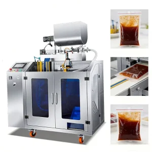 Automatic Retort Pouch Filling and Sealing Machine with High Temperature Food Sterilization