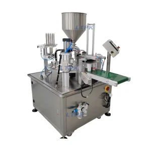 Automatic Rotary Disc Cup Filling Sealing Machine for Jelly Yogurt Juice Honey Stainless Steel Food Packaging Equipment