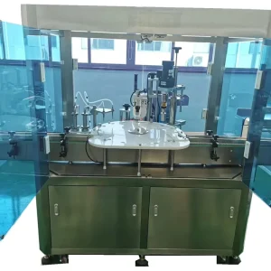 Automatic Rotary Filling and Capping Machine for Vials, Dropper Bottles, and Essential Oils